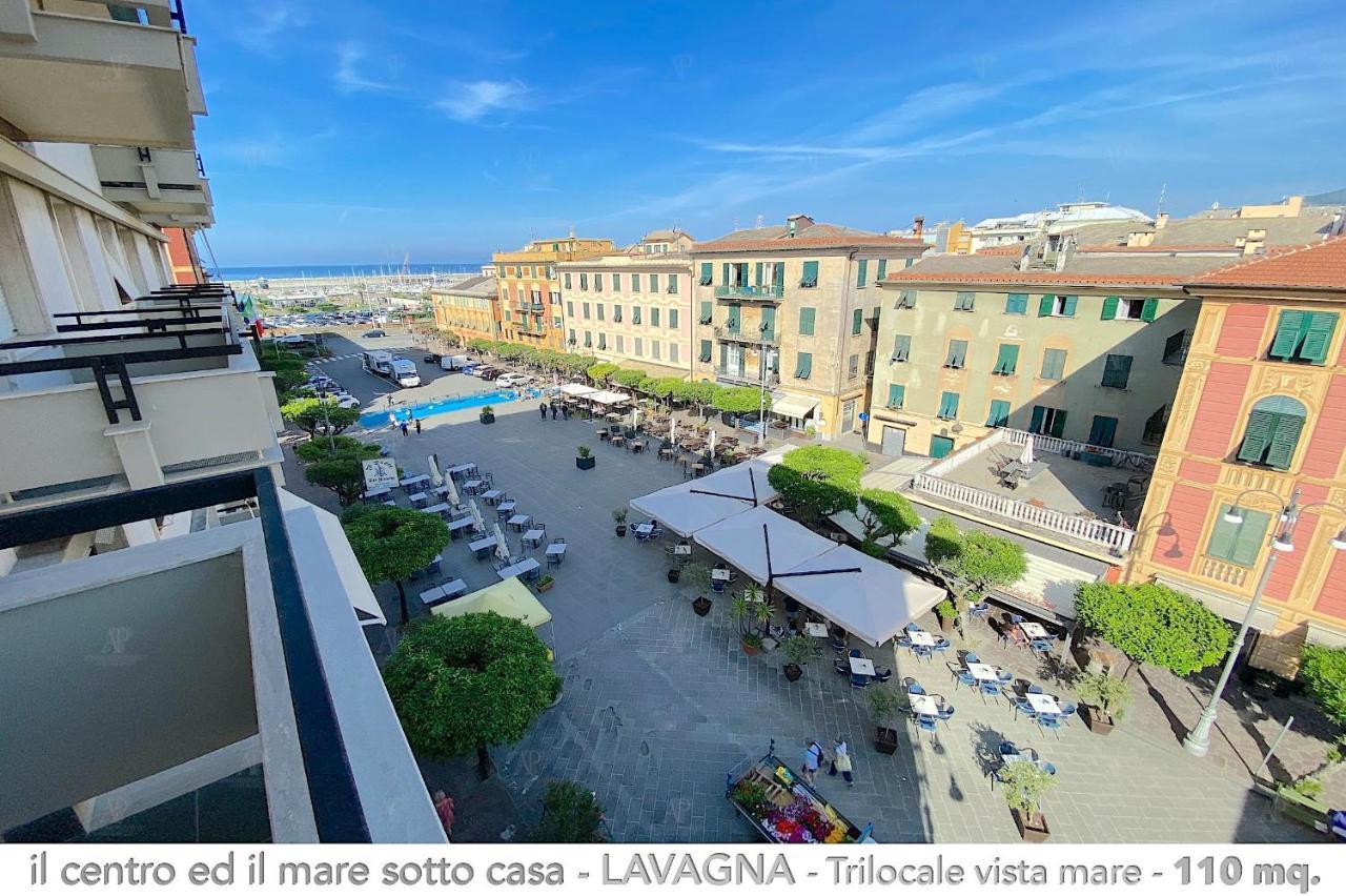 Il Centro Ed Il Mare Sotto Casa Apartman Lavagna Kültér fotó
