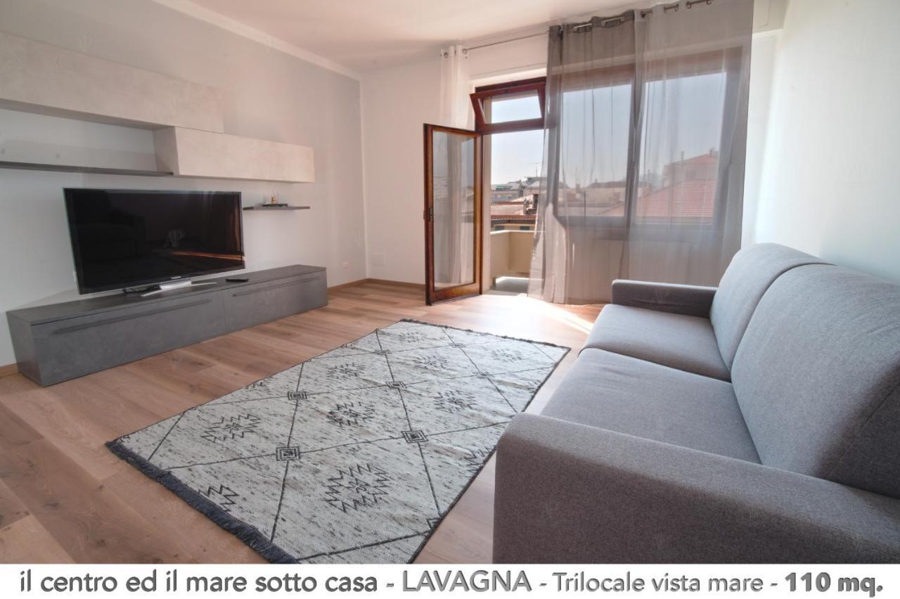 Il Centro Ed Il Mare Sotto Casa Apartman Lavagna Kültér fotó