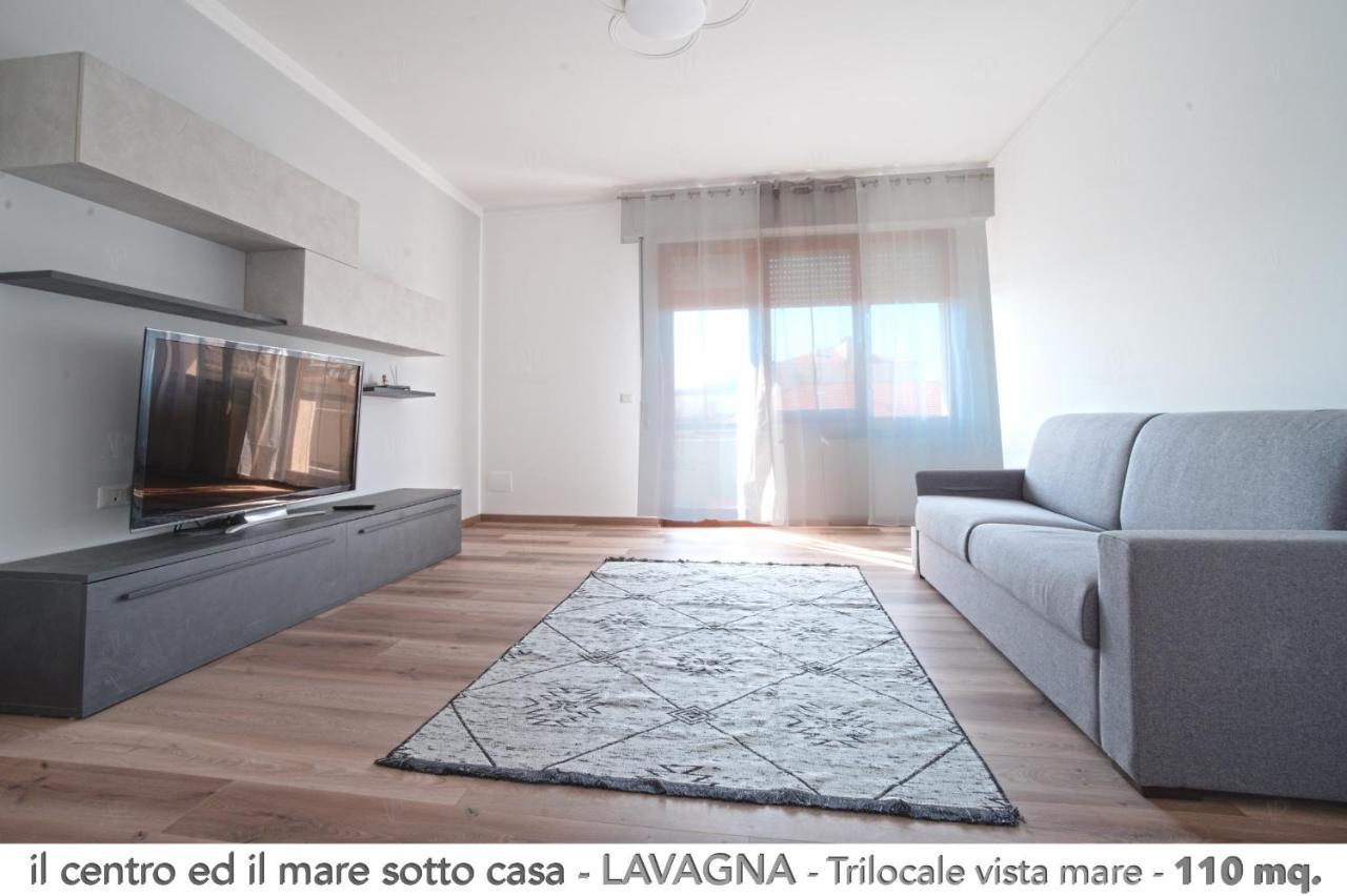 Il Centro Ed Il Mare Sotto Casa Apartman Lavagna Kültér fotó