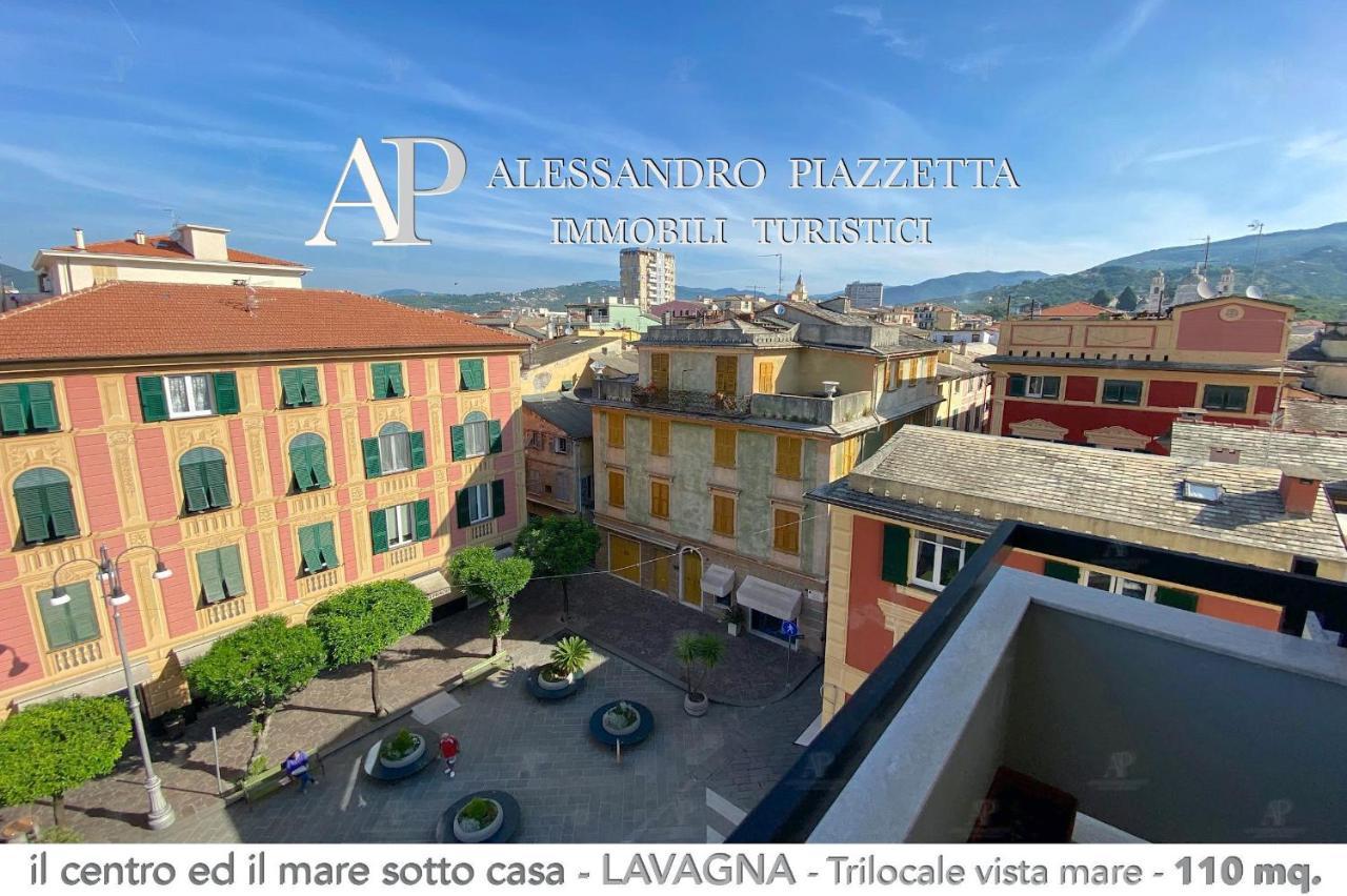 Il Centro Ed Il Mare Sotto Casa Apartman Lavagna Kültér fotó
